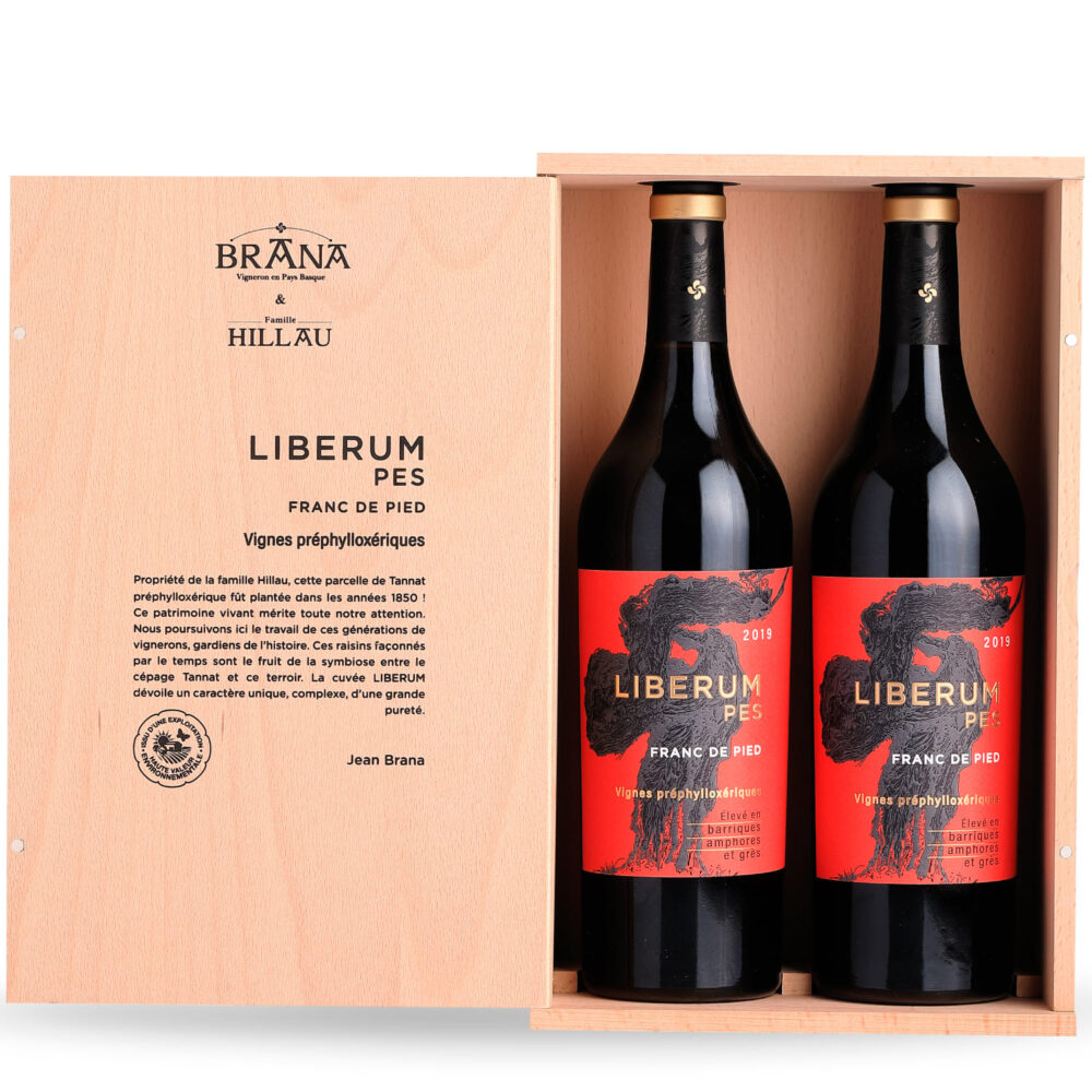 Coffret bois de hêtre 2 x Liberum PES